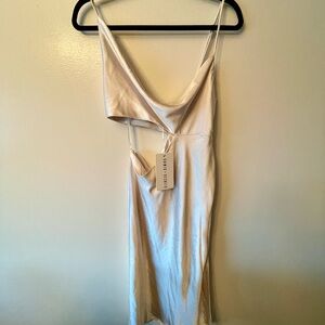 Saints + Secrets cut out midi dress BNWT